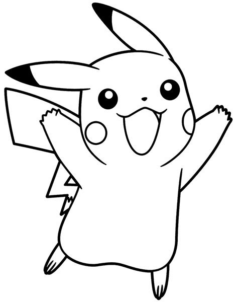 picachu para colorir|Pikachu para Colorir: +60 Desenhos Lindos para Imprimir!